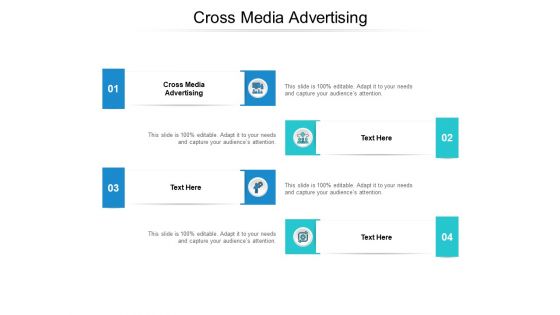 Cross Media Advertising Ppt PowerPoint Presentation Professional Examples Cpb