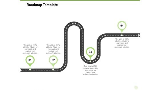 Cross Selling Of Retail Banking Products Roadmap Template Ppt Model Slides PDF