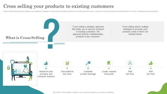 Cross Selling Your Products To Existing Customers Background PDF