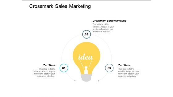 Crossmark Sales Marketing Ppt Powerpoint Presentation Pictures Summary Cpb