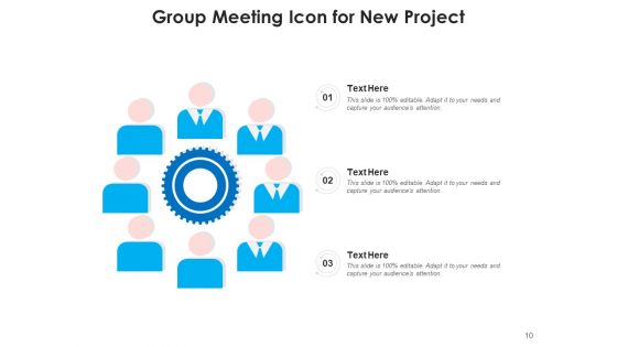 Crowd Icon Business Meeting Ppt PowerPoint Presentation Complete Deck