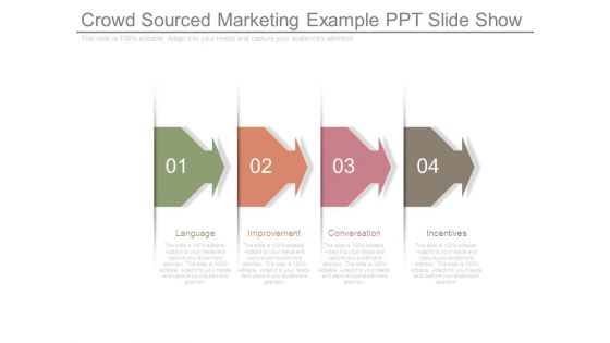 Crowd Sourced Marketing Example Ppt Slide Show