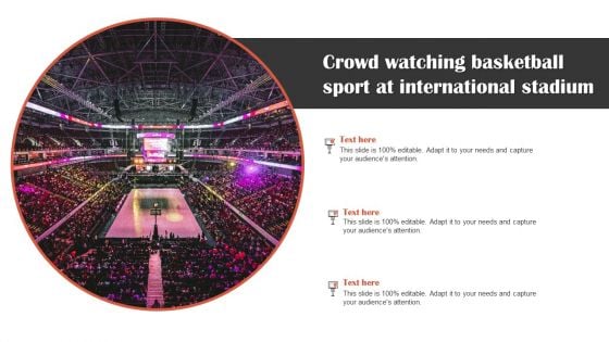 Crowd Watching Basketball Sport At International Stadium Ideas PDF