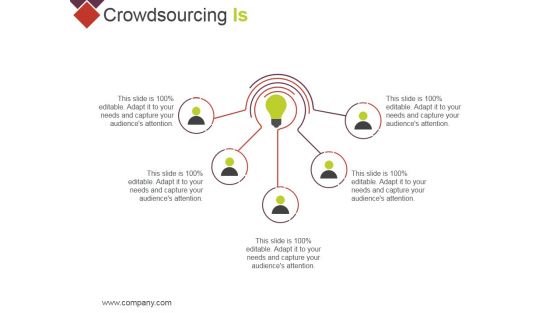 Crowdsourcing Is Ppt PowerPoint Presentation Visual Aids Gallery