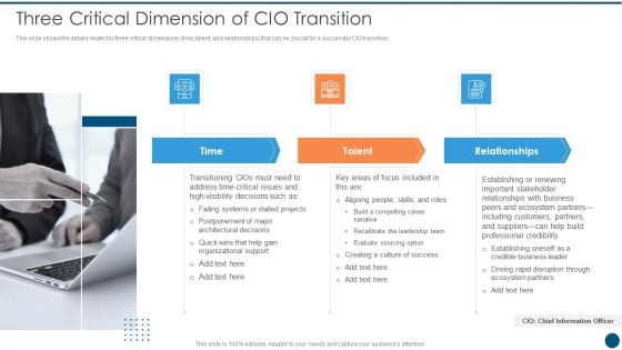 Crucial Dimensions And Structure Of CIO Transformation Three Critical Dimension Of CIO Transition Summary PDF