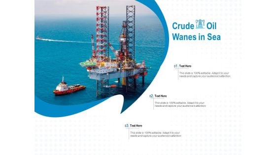 Crude Oil Wanes In Sea Ppt PowerPoint Presentation Styles Layout Ideas