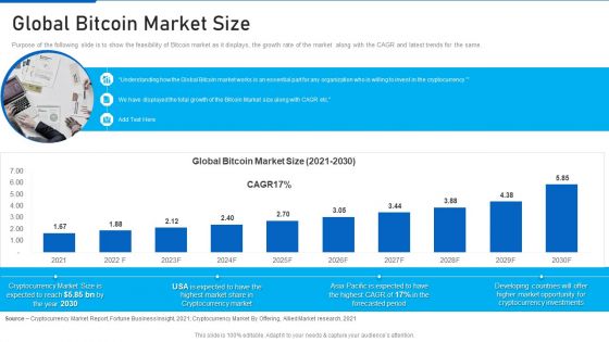 Cryptocurrency Investment Playbook Global Bitcoin Market Size Designs PDF