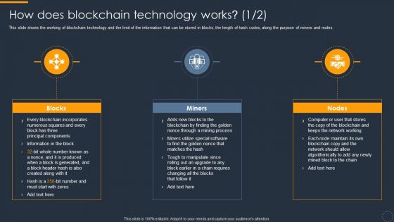 Cryptocurrency Ledger How Does Blockchain Technology Works Summary PDF