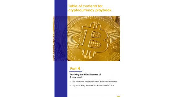 Cryptocurrency Playbook Template