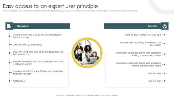 Crystal Methods In Agile Framework Easy Access To An Expert User Principle Template PDF Crystal Methods In Agile Framework Easy Access To An Expert User Principle Template PDF