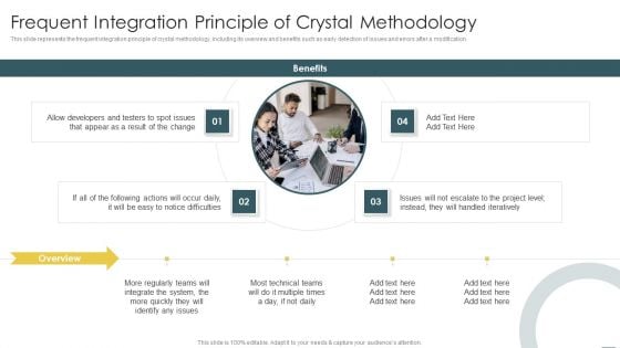 Crystal Methods In Agile Framework Frequent Integration Principle Of Crystal Methodology Information PDF