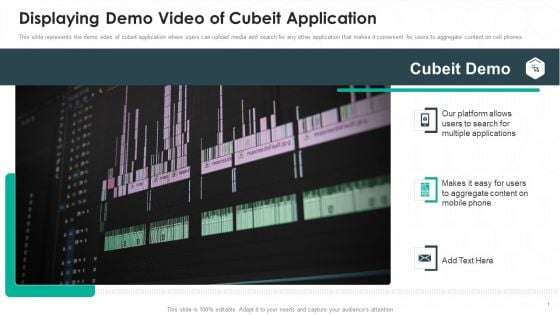 Cubeit Venture Capitalist Financing Elevator Pitch Deck Displaying Demo Video Of Cubeit Application Elements PDF Cubeit Venture Capitalist Financing Elevator Pitch Deck Displaying Demo Video Of Cubeit Application Elements PDF