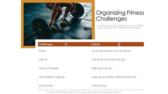 Cultivating The Wellbeing Culture In Organization Organizing Fitness Challenges Rules PDF