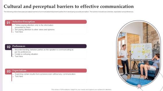 Cultural And Perceptual Barriers To Effective Communication Demonstration PDF