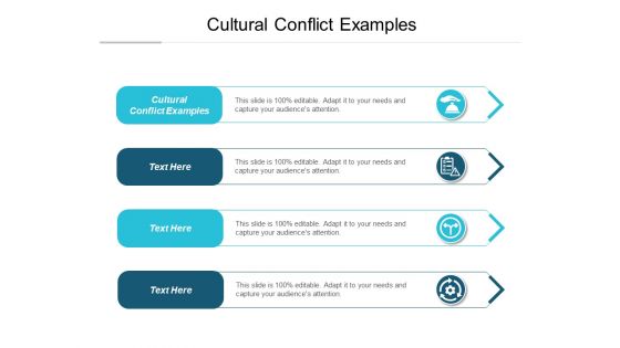 Cultural Conflict Examples Ppt PowerPoint Presentation Layouts Infographics Cpb