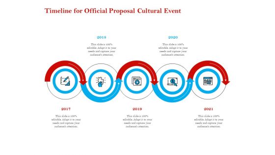 Cultural Event Timeline For Official Proposal Cultural Event Diagrams PDF