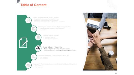 Cultural Integration In Company Ppt PowerPoint Presentation Complete Deck With Slides Slide13
