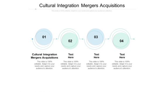 Cultural Integration Mergers Acquisitions Ppt PowerPoint Presentation Styles Display Cpb