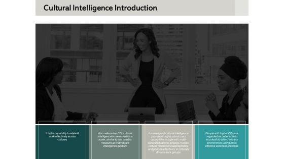 Cultural Intelligence Introduction Ppt PowerPoint Presentation Model Background Image