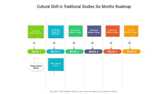 Cultural Shift In Traditional Studies Six Months Roadmap Designs