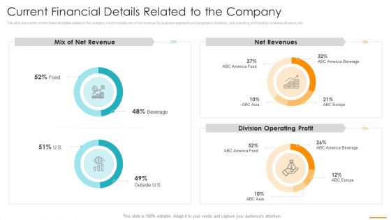 Current Financial Details Related To The Company Ppt Infographics Show PDF