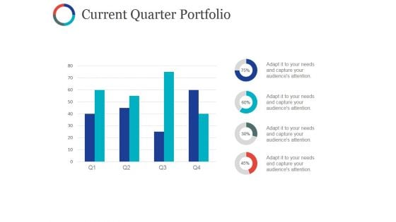 Current Quarter Portfolio Template Ppt PowerPoint Presentation Layouts Picture