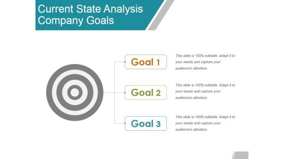 Current State Analysis Company Goals Ppt Powerpoint Presentation Slides Designs