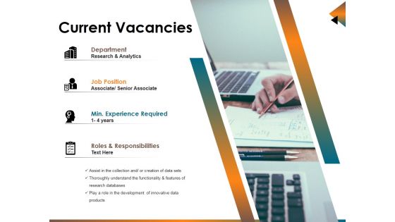 Current Vacancies Ppt PowerPoint Presentation Inspiration Templates