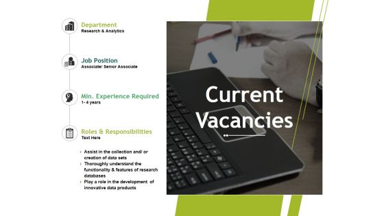 Current Vacancies Ppt PowerPoint Presentation Portfolio Slideshow