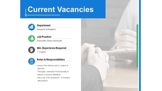 Current Vacancies Ppt PowerPoint Presentation Slides Outline