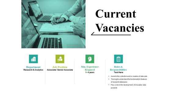 Current Vacancies Ppt PowerPoint Presentation Summary Deck