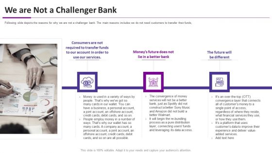 Curve Investor Elevator Pitch Deck We Are Not A Challenger Bank Ppt Summary Outfit PDF