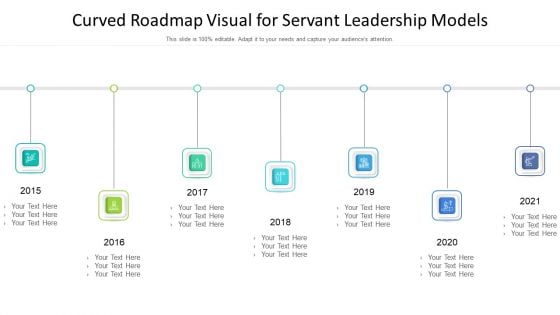 Curved Roadmap Visual For Servant Leadership Models Ppt PowerPoint Presentation Gallery Slides PDF