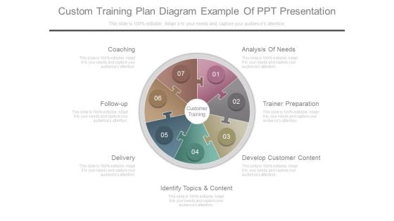 Custom Training Plan Diagram Example Of Ppt Presentation