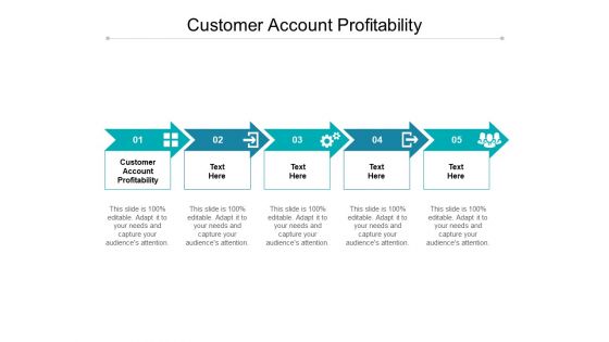 Customer Account Profitability Ppt PowerPoint Presentation Infographic Template Outfit Cpb