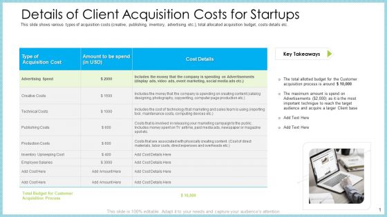 Customer Acquiring Price For Retaining New Clients Details Of Client Acquisition Costs For Startups Information PDF Customer Acquiring Price For Retaining New Clients Details Of Client Acquisition Costs For Startups Information PDF