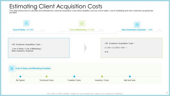 Customer Acquiring Price For Retaining New Clients Estimating Client Acquisition Costs Guidelines PDF