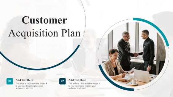 Customer Acquisition Plan Infographics PDF