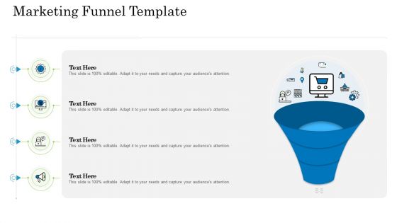 Customer Behavioral Data And Analytics Marketing Funnel Template Background PDF