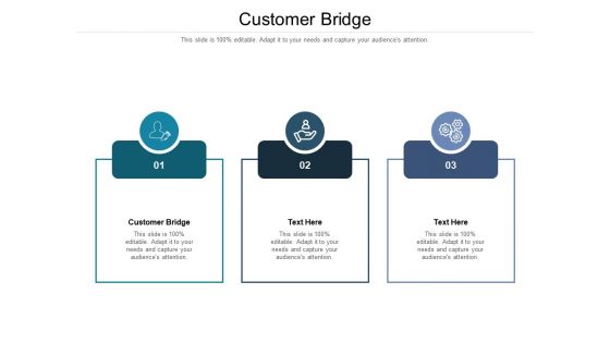 Customer Bridge Ppt PowerPoint Presentation Pictures Sample Cpb Pdf