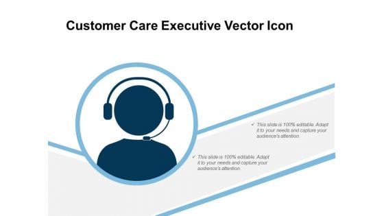 Customer Care Executive Vector Icon Ppt PowerPoint Presentation Show Design Ideas PDF