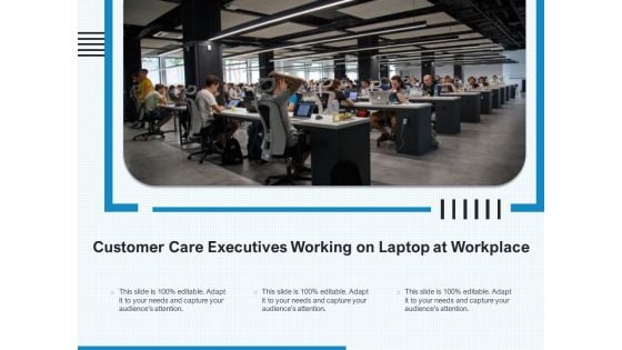 Customer Care Executives Working On Laptop At Workplace Ppt PowerPoint Presentation Show Good PDF Customer Care Executives Working On Laptop At Workplace Ppt PowerPoint Presentation Show Good PDF