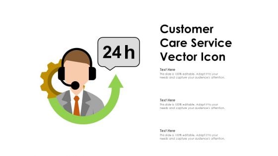 Customer Care Service Vector Icon Ppt PowerPoint Presentation Gallery Graphic Tips PDF