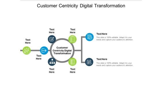 Customer Centricity Digital Transformation Ppt PowerPoint Presentation Slides Master Slide Cpb