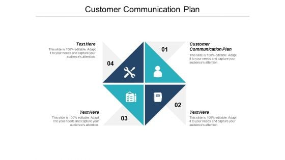 Customer Communication Plan Ppt PowerPoint Presentation Inspiration Topics Cpb