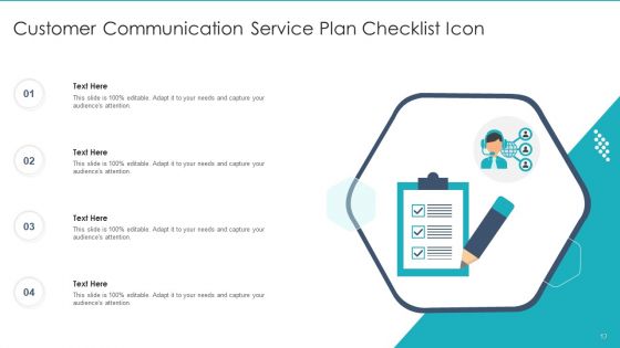 Customer Communication Service Plan Ppt PowerPoint Presentation Complete Deck With Slides