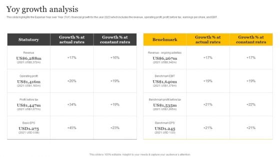 Customer Credit Reporting Company Outline Yoy Growth Analysis Summary PDF