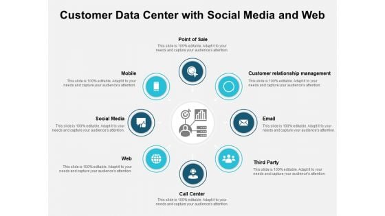 Customer Data Center With Social Media And Web Ppt PowerPoint Presentation Summary Design Ideas PDF Customer Data Center With Social Media And Web Ppt PowerPoint Presentation Summary Design Ideas PDF