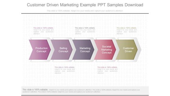 Customer Driven Marketing Example Ppt Samples Download