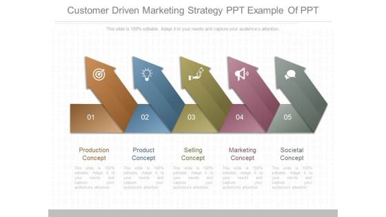 Customer Driven Marketing Strategy Ppt Example Of Ppt